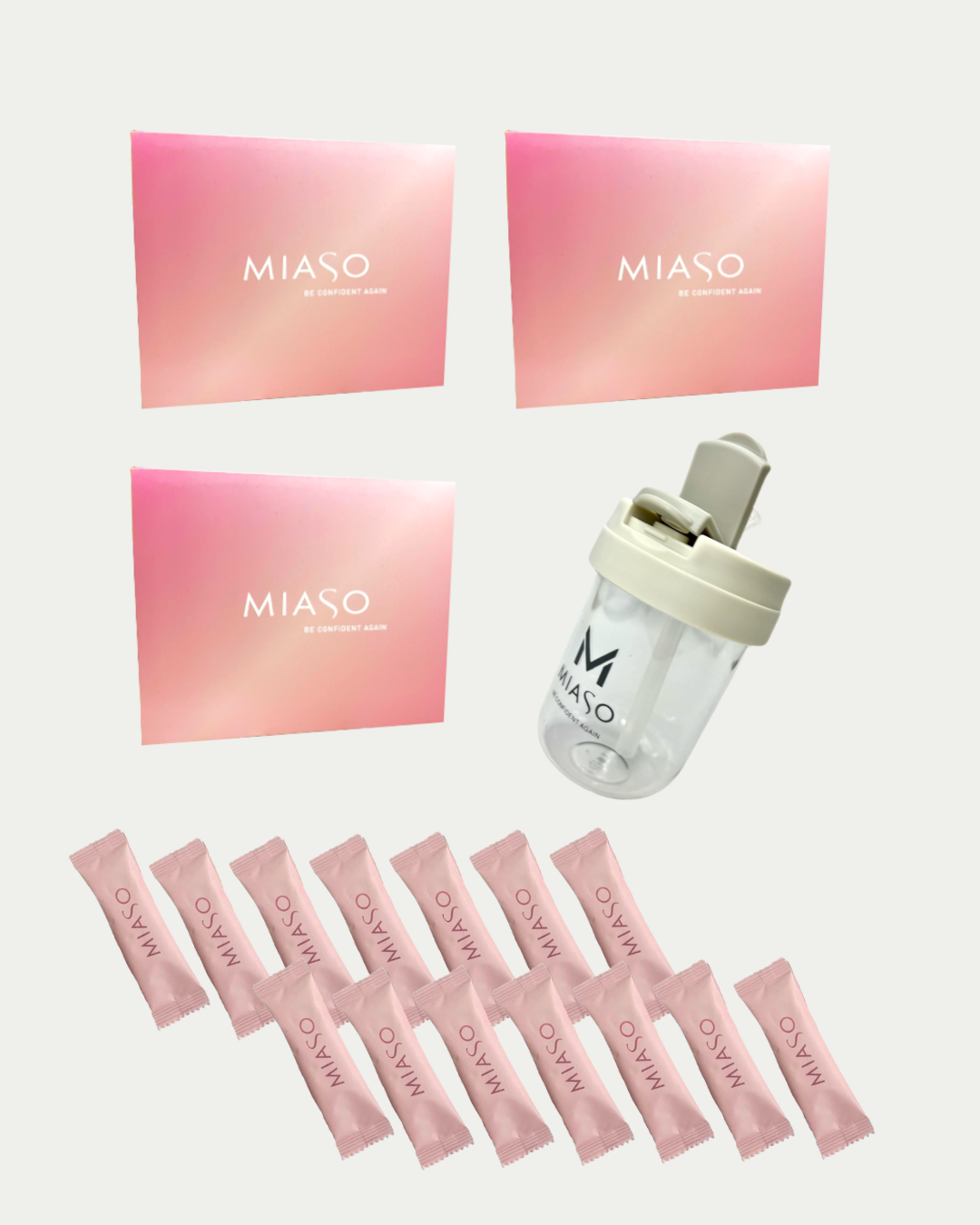 【限时加购】MIASO 配套A 买2送1（14包+限量杯子）