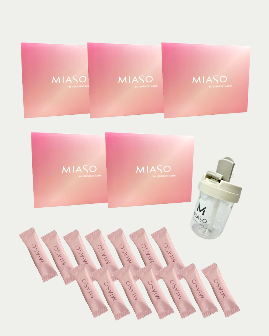 【限时加购】MIASO 配套B 买3送2（14包+限量杯子）