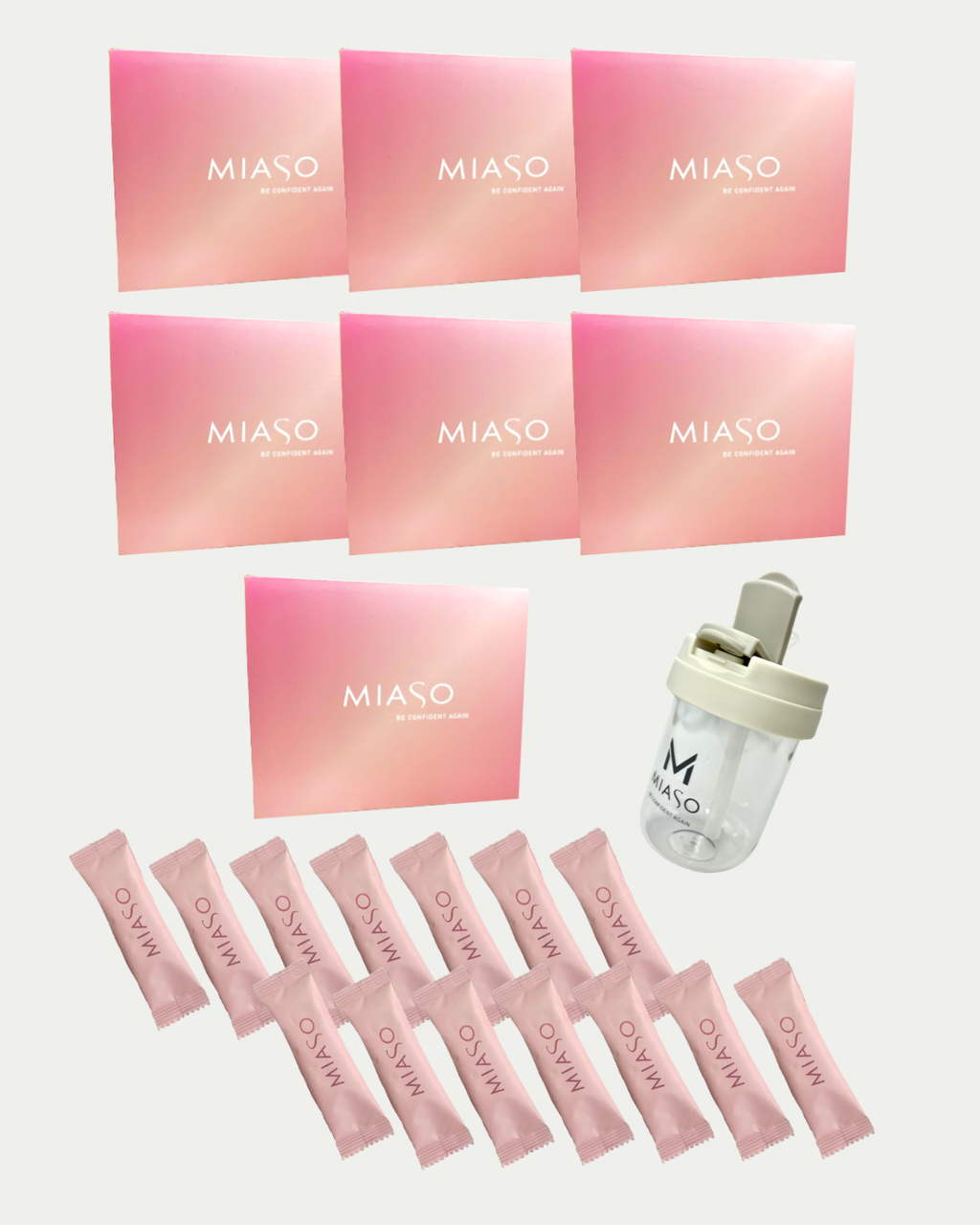 【限时加购】MIASO 配套C 买4送3（14包+限量杯子）