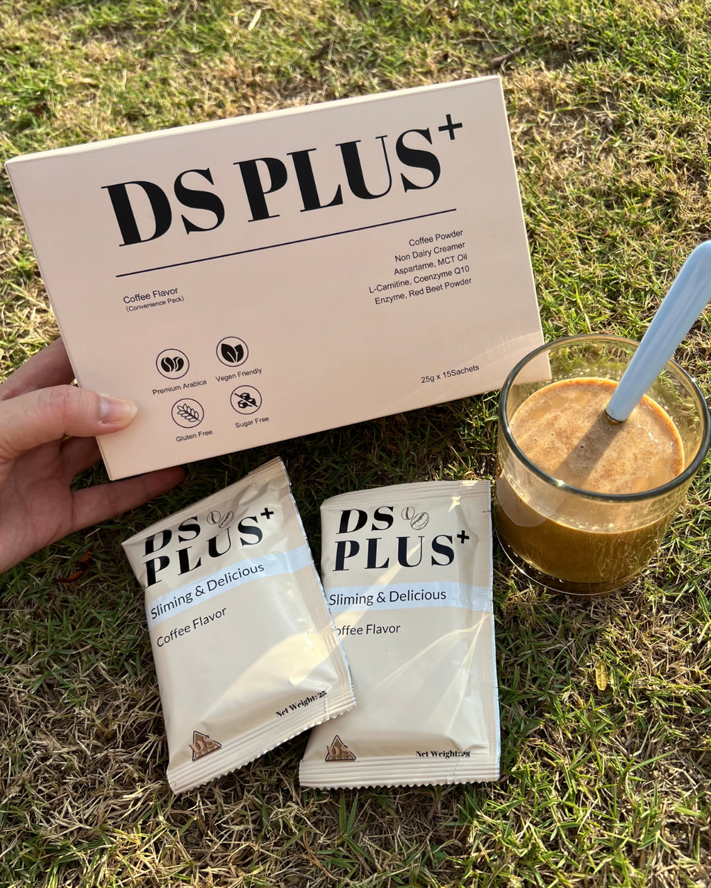 【限时加购】DSplus+Coffee 配套C - （4盒+3包+保温杯）